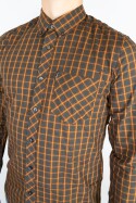 Ben Sherman Shirt LS Signature House Check Orange