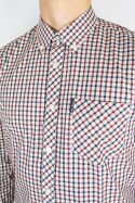 Ben Sherman Signature House Check Shirt LS Red