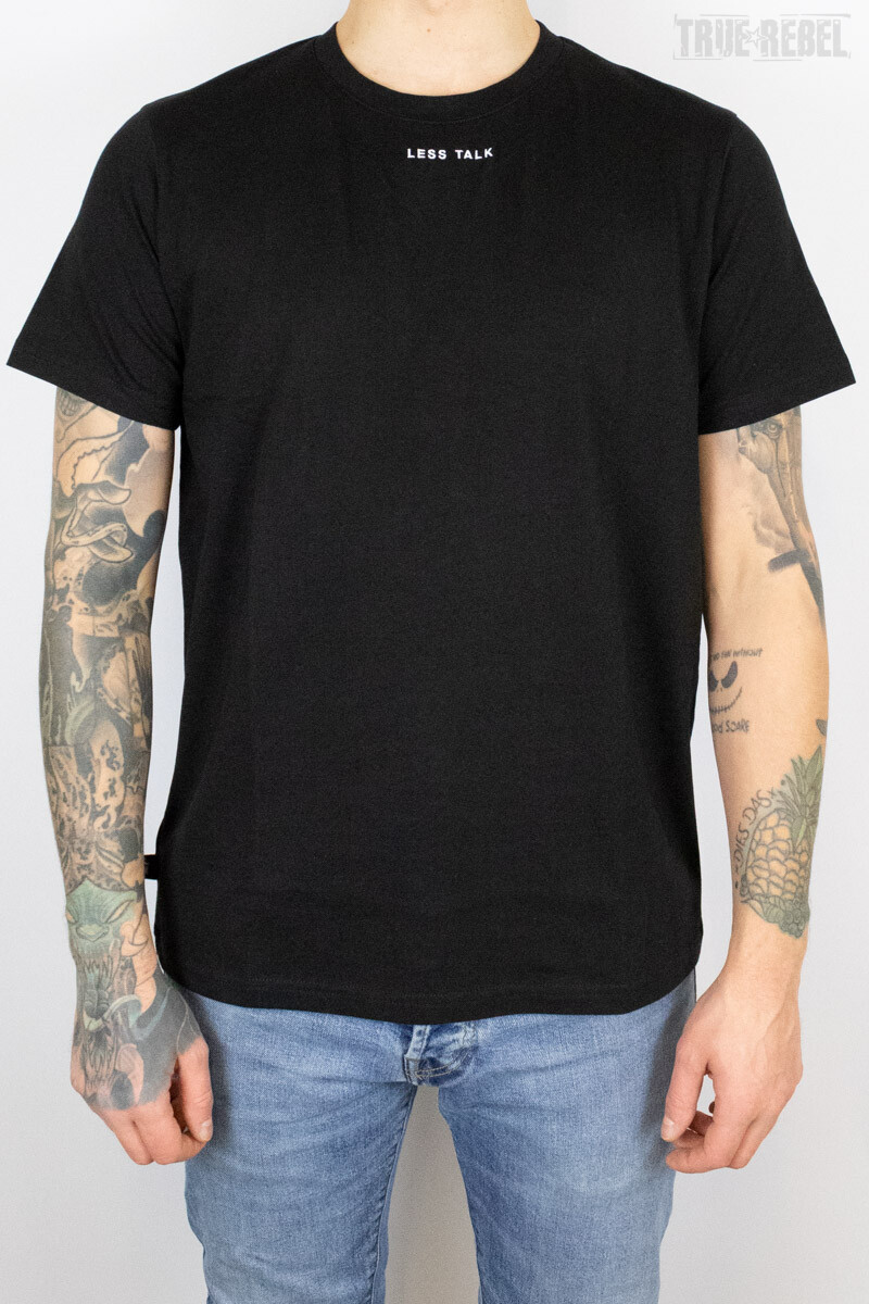 Less Talk Simple T-Shirt Black