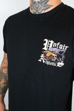 Unfair Athletics T-Shirt Iron Wolve Black