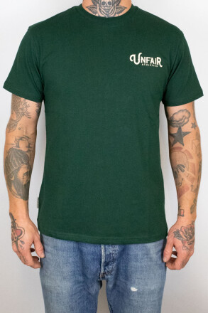 Unfair Athletics T-Shirt Save Angel Forest Green