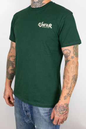 Unfair Athletics T-Shirt Save Angel Forest Green