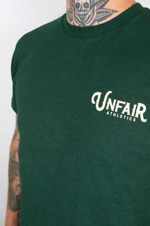 Unfair Athletics T-Shirt Save Angel Forest Green