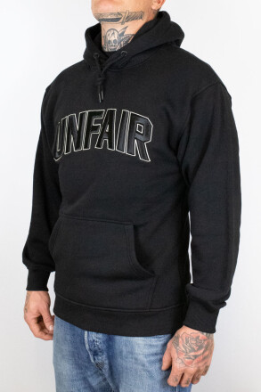 Unfair Athletics Hoodie Curved 3D Embroidery Black