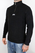 Unfair Athletics Halfzip Sweater Heavy Knitted Black