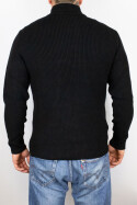 Unfair Athletics Halfzip Sweater Heavy Knitted Black