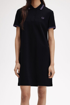 Fred Perry Dress Twin Tipped Black Metallic Ultraviolet