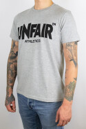 Unfair Athletics Classic Label T-Shirt Grey Black