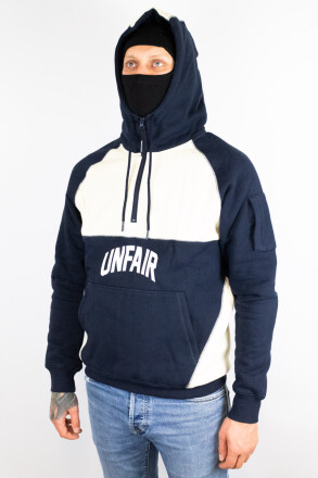 Unfair Athletics Ninja Zipper Navy Cream