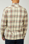 Ben Sherman Grid Check Shirt LS Fog