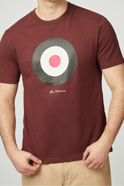 Ben Sherman Signature Target T-Shirt Wine