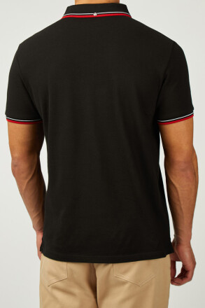 Ben Sherman Signature Pique Polo Shirt Black