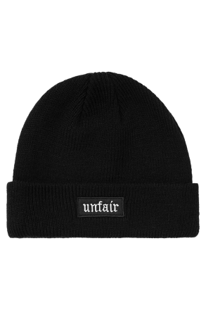 Unfair Fracture Beanie Black