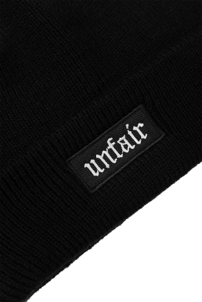 Unfair Fracture Beanie Black