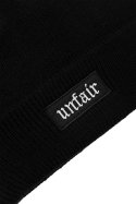 Unfair Fracture Beanie Black