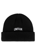 Unfair Curved Beanie Black