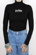 True Rebel Turtle Neck Longsleeve Vatos Locos Black