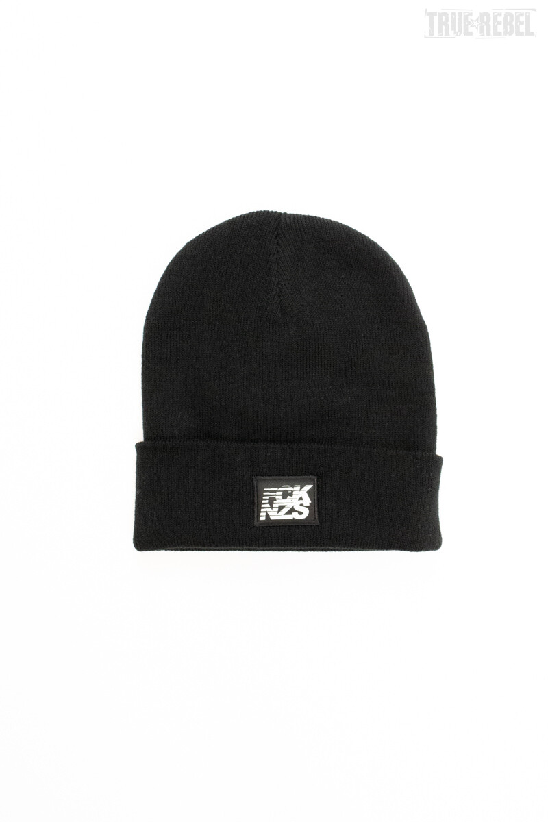 True Rebel Beanie FCK NZS Stripes Black