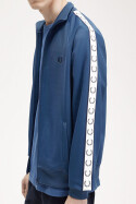 Fred Perry Taped Track Jacket Midnight Blue