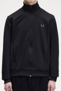 Fred Perry Track Jacket Black Metalic Gold