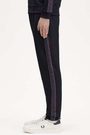 Fred Perry Contrast Tape Track Pants Navy Carrington Brick