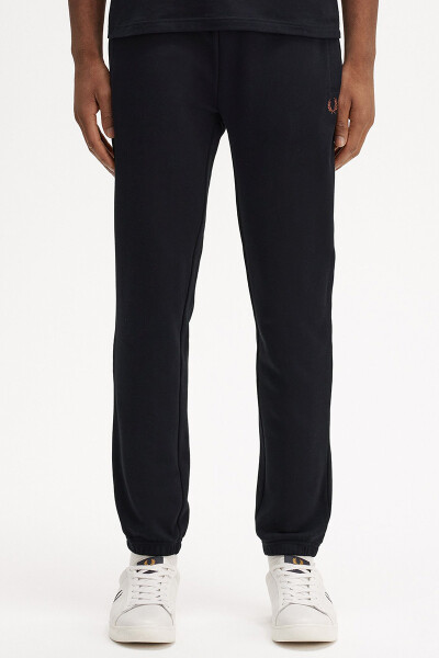 Fred Perry Classic Sweatpants Black Whiskey Brown