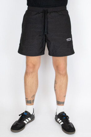 Less Talk Athletics Nylon Crush Shorts Black