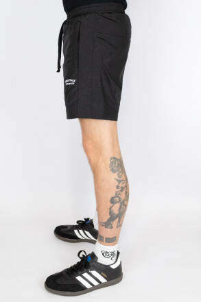 Less Talk Athletics Nylon Crush Shorts Black