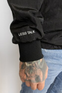 Less Talk Athletics Nylon Crush Windbreaker Black