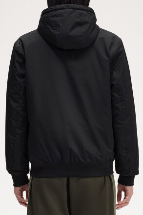 Fred Perry Hooded Brentham Jacket Black