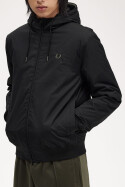 Fred Perry Hooded Brentham Jacket Black