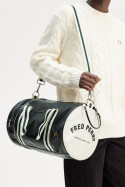 Fred Perry Classic Barrel Bag Night Green Ecru