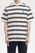 Fred Perry Relaxed Stripe T-Shirt Ecru