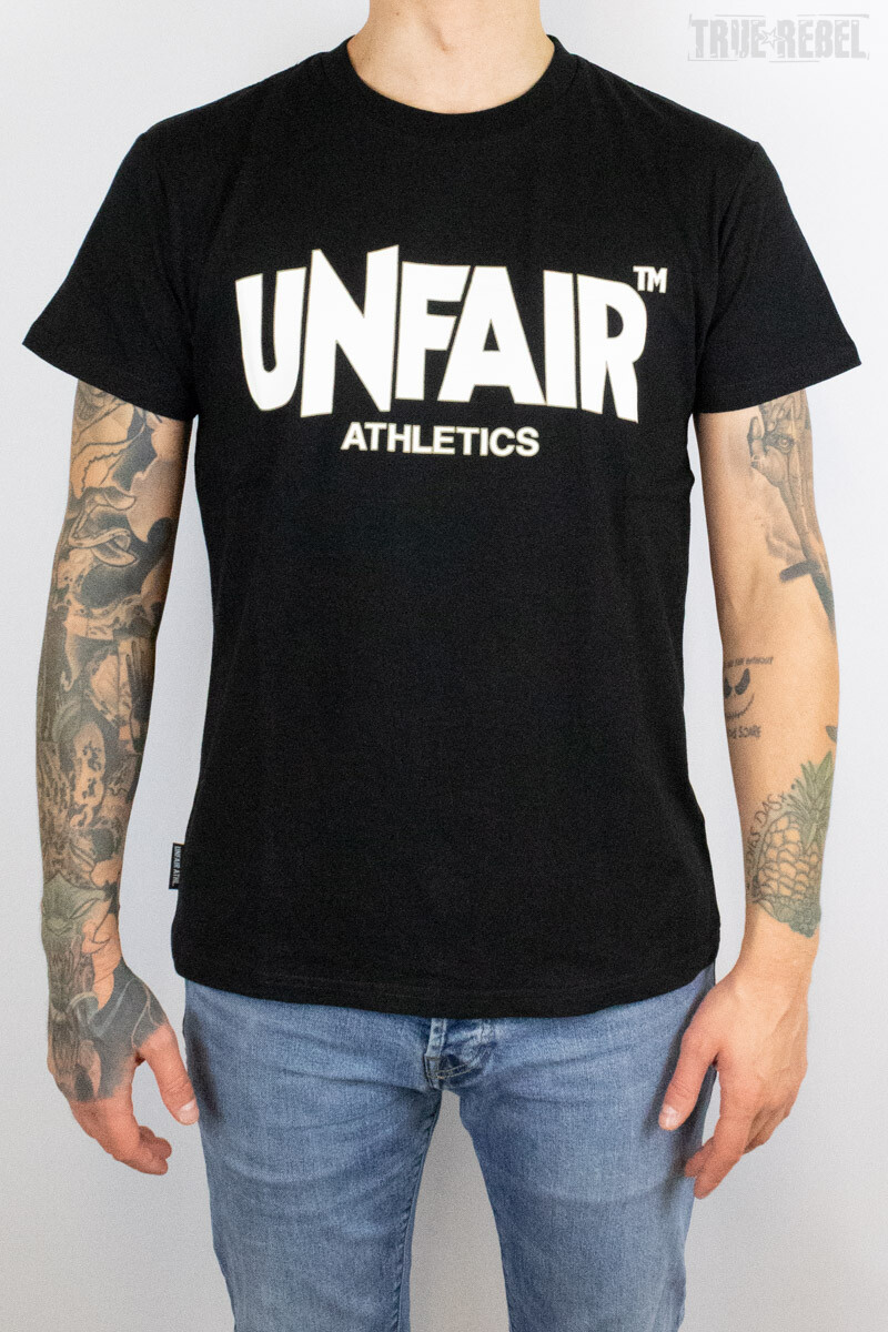 Unfair Athletics T-Shirt Classic Label Outlines Black