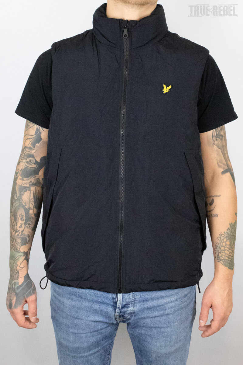 Lyle & Scott Padded Puffer Gilet Jet Black