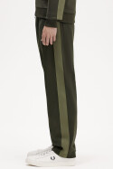 Fred Perry Tape Detail Track Pants Hunting Green