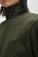 Fred Perry Tape Detail Track Jacket Hunting Green