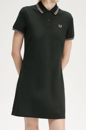 Fred Perry Twin Tipped Dress Nightgreen Dark Pink