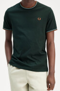 Fred Perry Twin Tipped T-Shirt Nightgreen Silver Blue