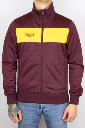 Lonsdale Alnwick Tricot Jacket Oxblood