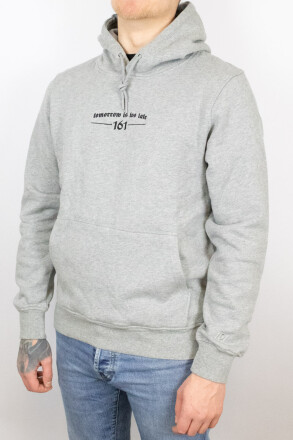 True Rebel Hoodie Too Late Grey