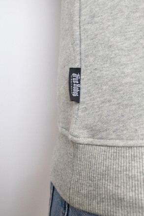 True Rebel Hoodie Too Late Grey