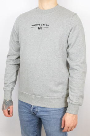 True Rebel Crewneck Too Late Grey