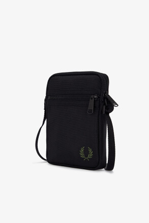 Fred Perry Ballistic Nylon Side Bag Black