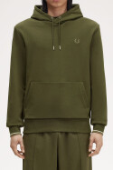 Fred Perry Hoodie Tipped Hunting Green