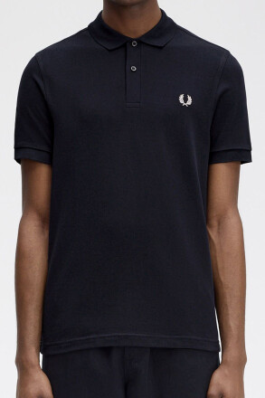 Fred Perry Polo Shirt Black White