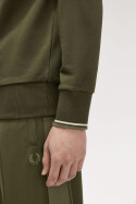 Fred Perry Sweater Crew Neck Hunting Green