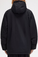 Fred Perry Padded Zip Through Jacket Black LW Green XL