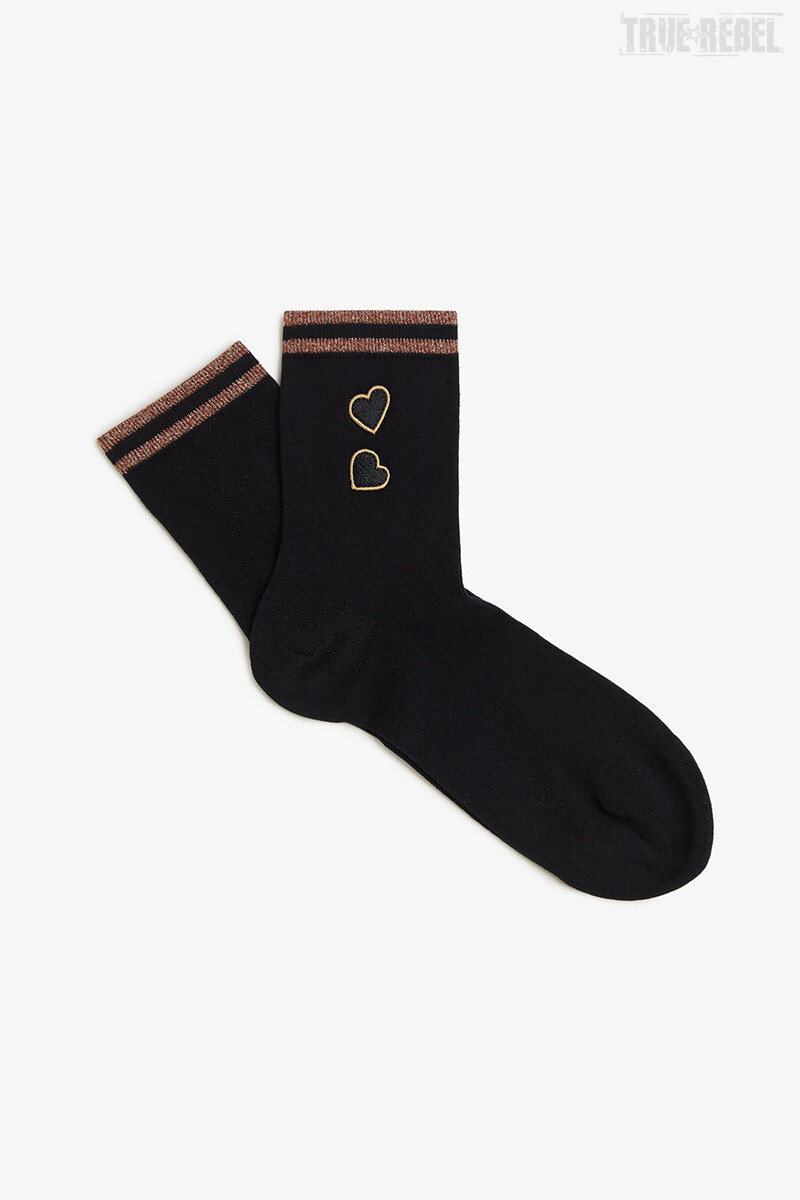 Fred Perry Amy Winehouse Socks Tipped Black