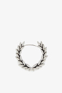 Fred Perry Laurel Wreath Earrings Shiny Silver